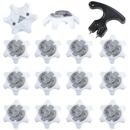 14Pcs Durable Replacement Golf Shoe Spikes - Ultra Thin Cleats for Ping System - Fast Twist Design